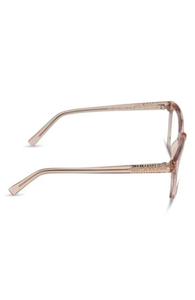 Diff Alex 50mm Square Blue Light Blocking Glasses In Neutral
