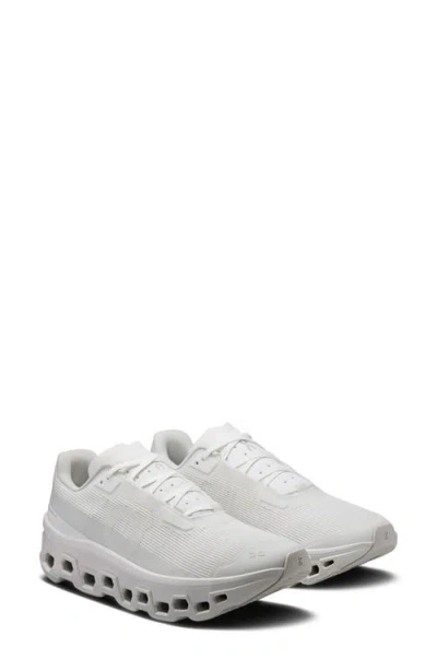 On Cloudmster Void Sneaker In White