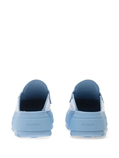 Jordan Logo-plaque Platform Mules In Multi