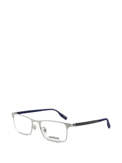Montblanc Rectangle-frame Glasses In Gray