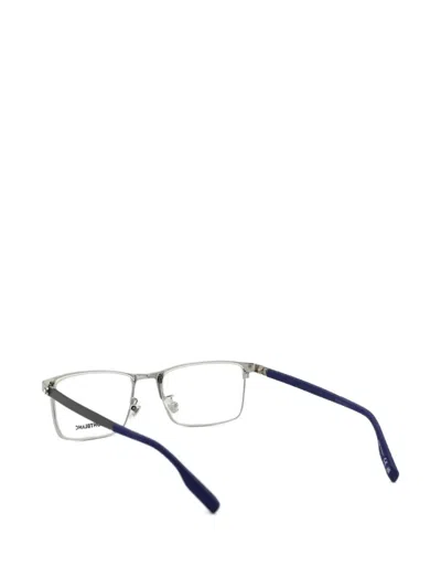 Montblanc Rectangle-frame Glasses In Gray
