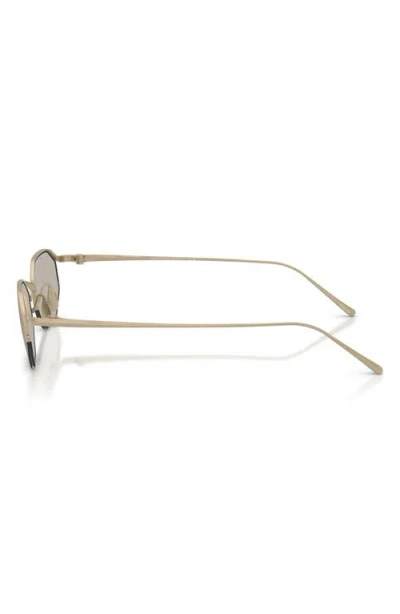 Armani Exchange Ax  49mm Rectangular Sunglasses In Gray