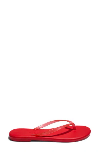 Tkees Aqua Jelly Flip Flops Sol Red