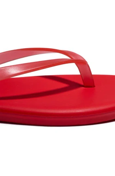 Tkees Aqua Jelly Flip Flops Sol Red