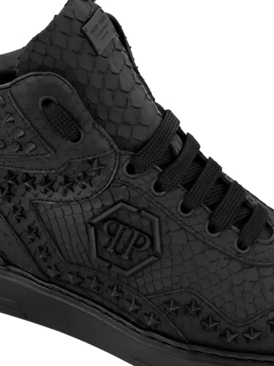 Philipp Plein Mid-top Sneakers Python In Multi