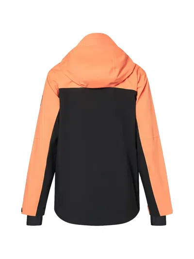 Oakley Tc Skull Reduct Shell Jacket In Orange