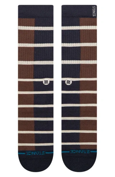 Stance Double Vision Stripe Crew Socks In Multi