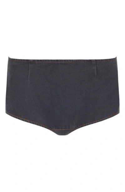 Lioness Blanc Micro Short In Black