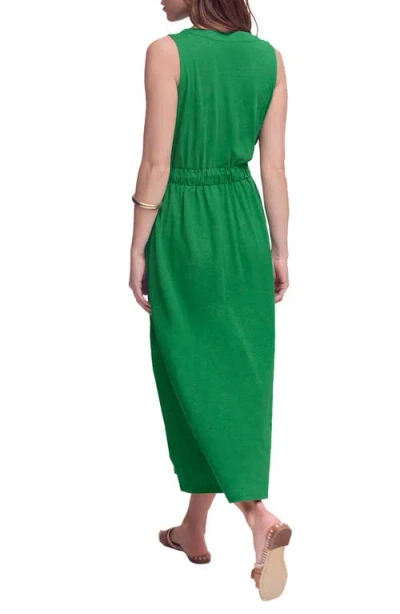 Boden Delphine Sleeveless Jersey Midi Dress In Green