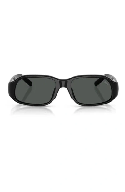 Diesel Rectangle-frame Sunglasses In Black
