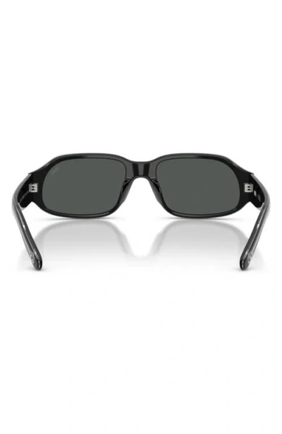 Diesel Rectangle-frame Sunglasses In Black