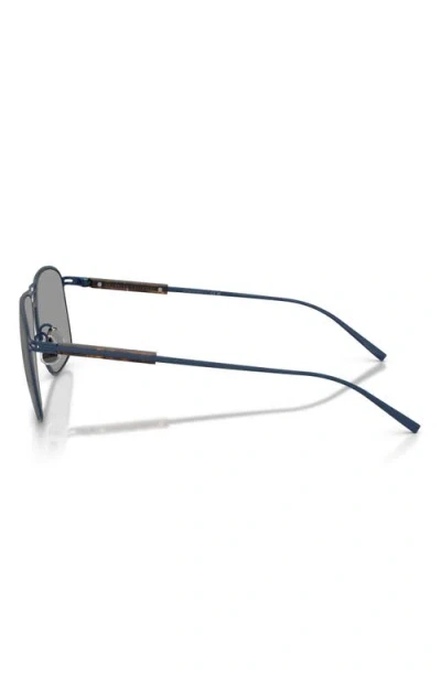 Brunello Cucinelli 56mm Rectangular Sunglasses In Gray