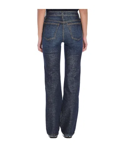 Khaite Belt Loop Jeans In Blue