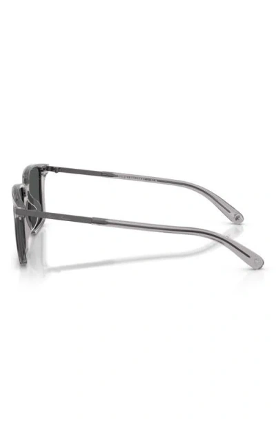 Brooks Brothers 57mm Rectangular Sunglasses In Gray