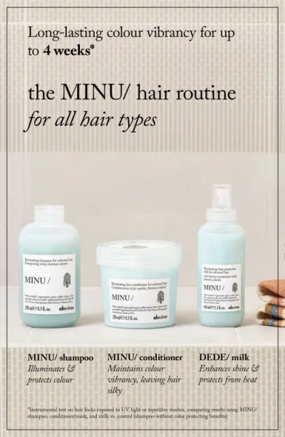 Davines Minu Shampoo Essential Haircare In Transparent