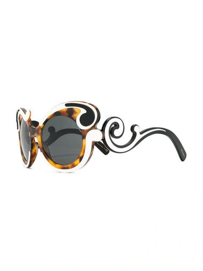 Shop Prada Oversized Sunglasses