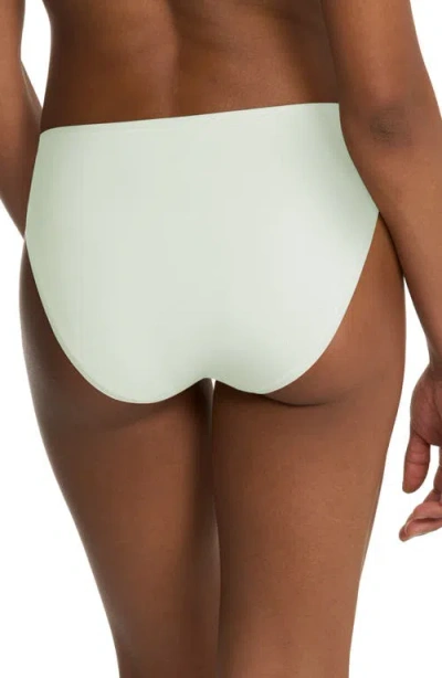 Natori Bliss Bare Cotton High Cut Briefs In White