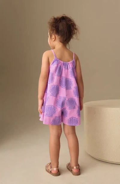 Next Kids' Shell Print Romper In Pink
