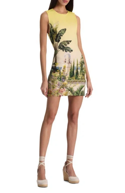 Alice And Olivia Wynell Fitted Mini Dress In Multi