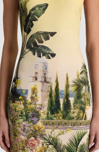Alice And Olivia Wynell Fitted Mini Dress In Multi