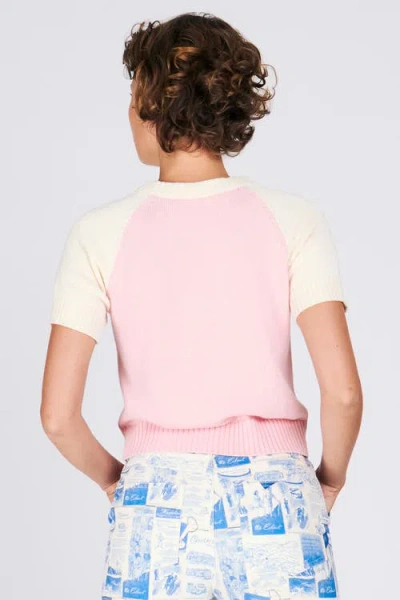 Rachel Antonoff Twist Cone Pullover In White