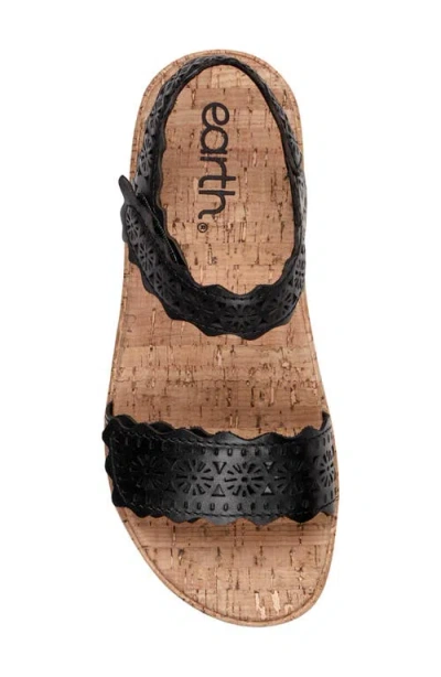 Earth ® Slata Ankle Strap Platform Sandal In Multi
