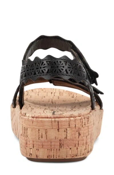 Earth ® Slata Ankle Strap Platform Sandal In Multi