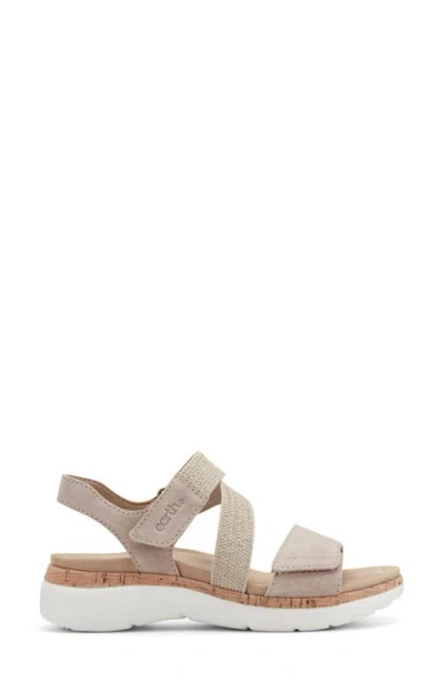 Earth Wide Width Reston Sandal In Neutral