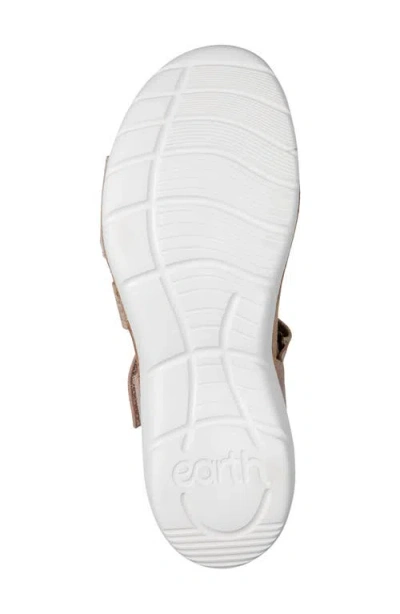 Earth Wide Width Reston Sandal In Neutral