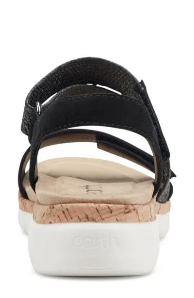 Earth Reston Sandal In Black