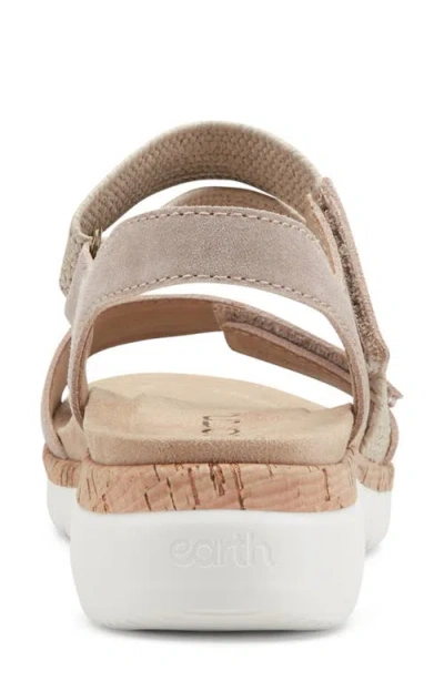 Earth Wide Width Reston Sandal In Neutral