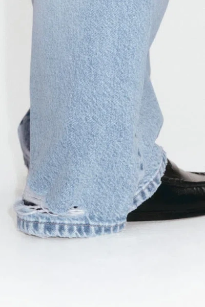 H&m Wide Regular Jeans In Black