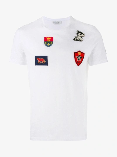Shop Alexander Mcqueen Badge Embroidered T-shirt