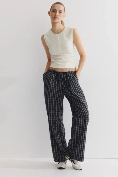 H&m Pull-on Trousers In Black