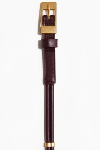 H&m Double-strap Belt In Pattern