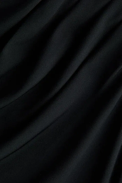 H&m Draped Top In Black