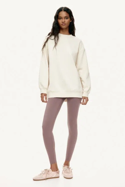 H&m Oversized Sweatshirt In White