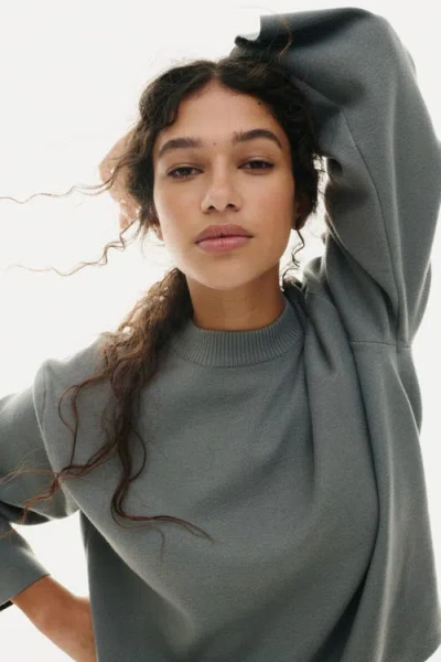 H&m Oversized Jumper In Gray
