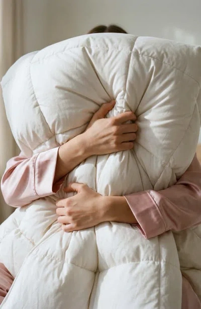 Italic Down Comforter In White