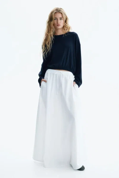 H&m Oversized Top In Blue