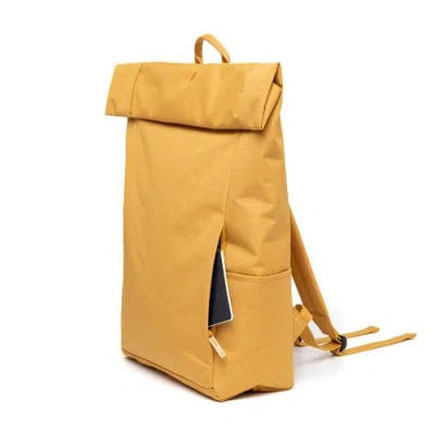 Lefrik Roll Backpack In Yellow