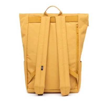 Lefrik Roll Backpack In Yellow