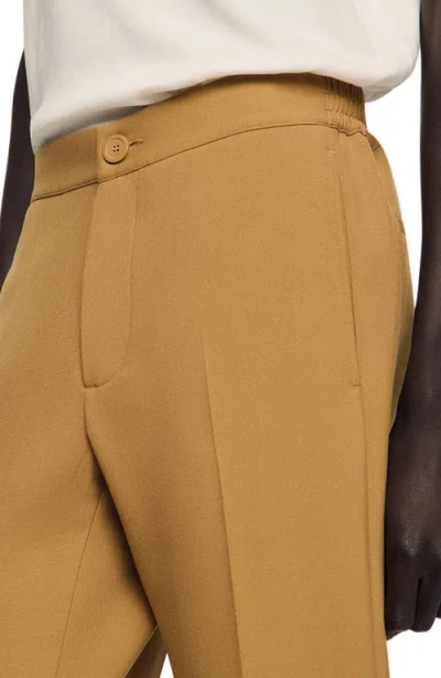 Sandro Jersey Trousers In Orange