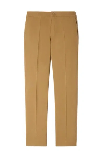 Sandro Jersey Trousers In Orange