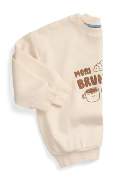 Mori Oversized Sweatshirt In Neutral