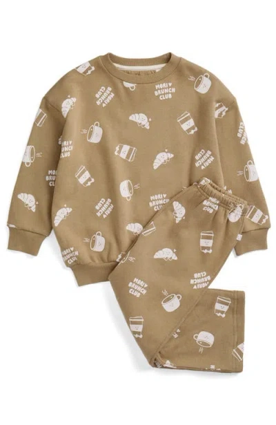 Mori Oversized Sweatshirt In Brown