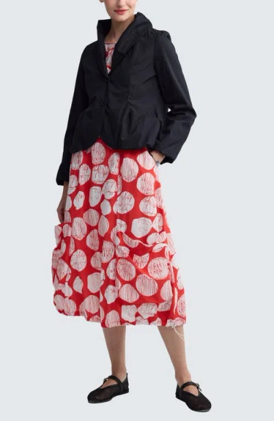 Luukaa Dorelle Solid Balloon Jacket In Black