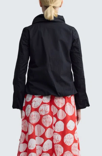 Luukaa Dorelle Solid Balloon Jacket In Black
