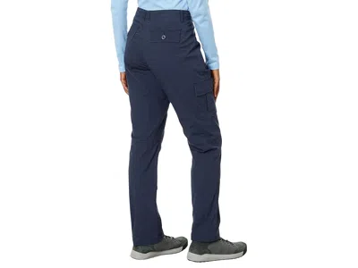 L.l.bean Stretch Canvas Lined Cargo Pants In Blue