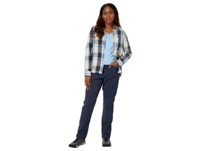L.l.bean Stretch Canvas Lined Cargo Pants In Blue